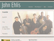 Tablet Screenshot of johnehlis.com